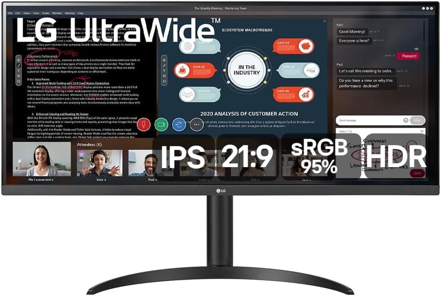 LG 34WP550-B Ultrawide Monitor