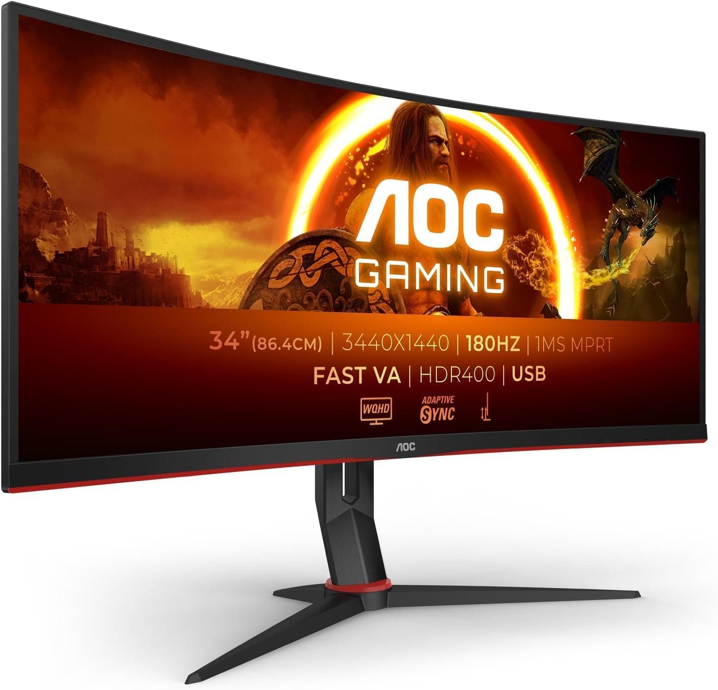 AOC CU34G2XP/BK Gaming Monitor
