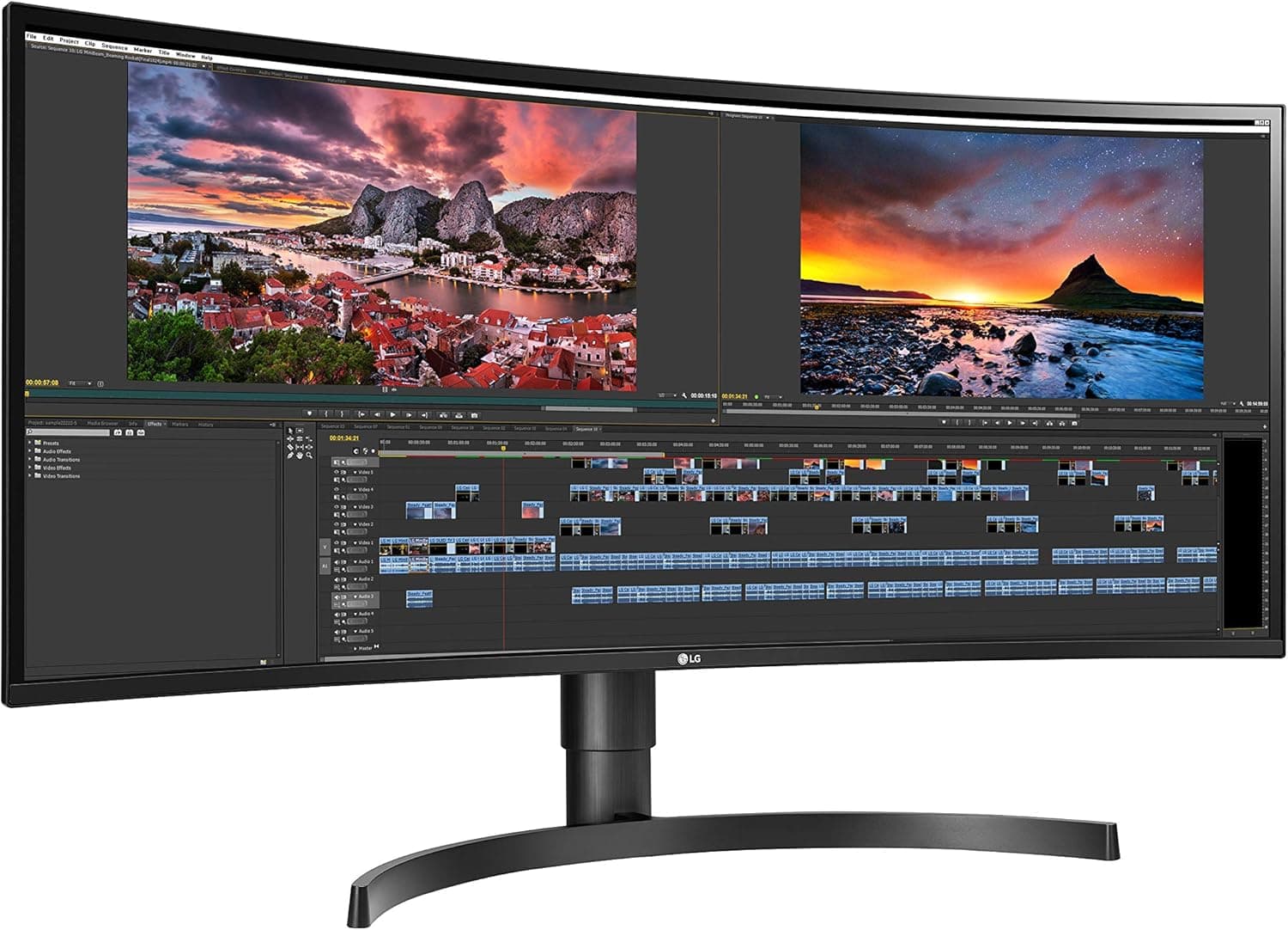 LG 34WN80C-B UltraWide Monitor